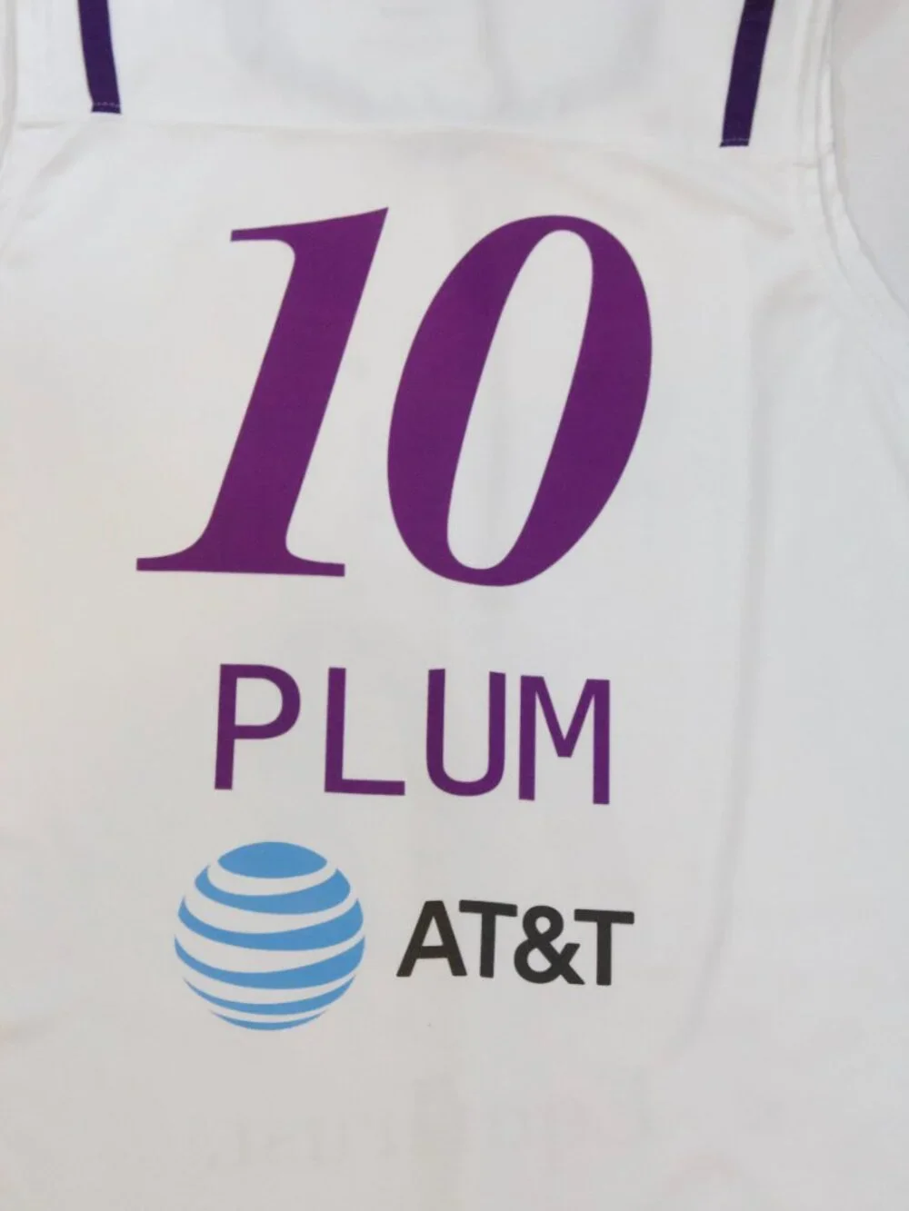 NEW Men's Los Angeles Sparks Kelsey Plum #10 White Jersey Size Medium - Picture 6 of 7